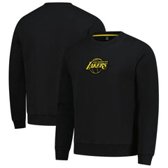 Los Angeles Lakers Stadium Essentials Unisex Club Level Chenille Sweatshirt Black - NBA