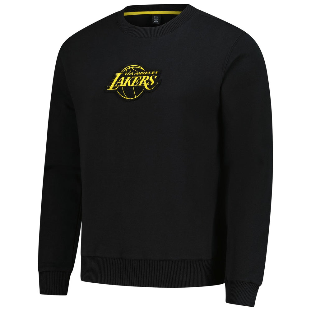 Los Angeles Lakers Stadium Essentials Unisex Club Level Chenille Sweatshirt Black - NBA