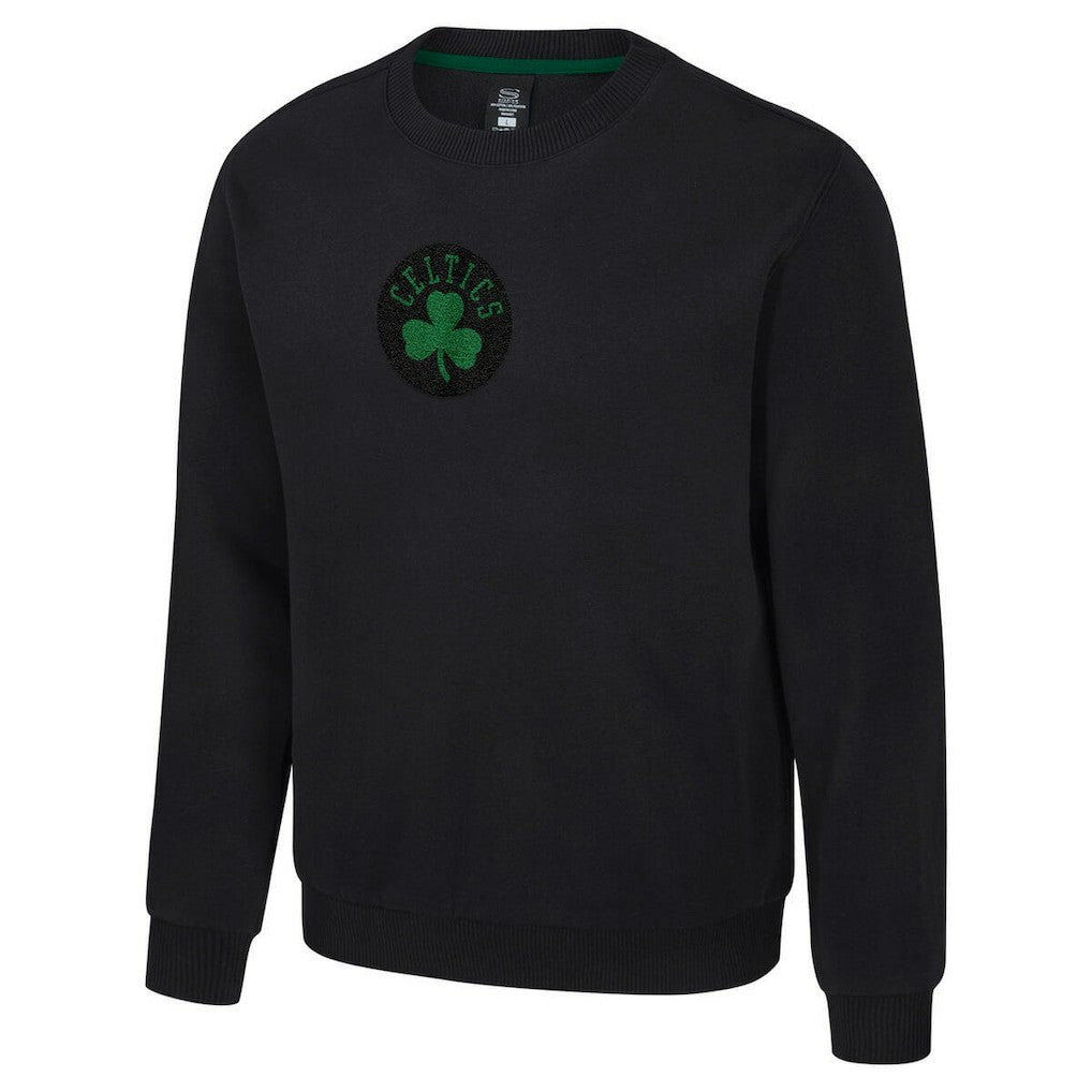Boston Celtics Stadium Essentials Unisex Club Level Chenille Sweatshirt Black - NBA