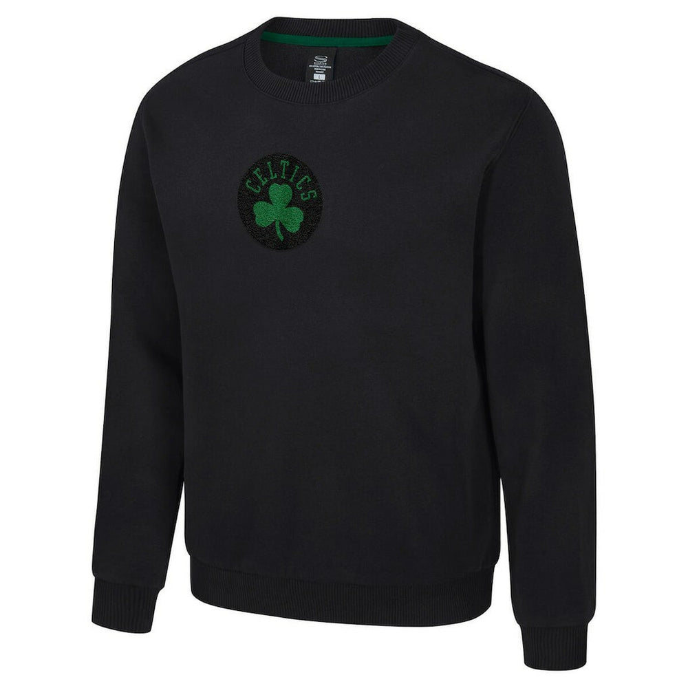 Boston Celtics Stadium Essentials Unisex Club Level Chenille Sweatshirt Black - NBA