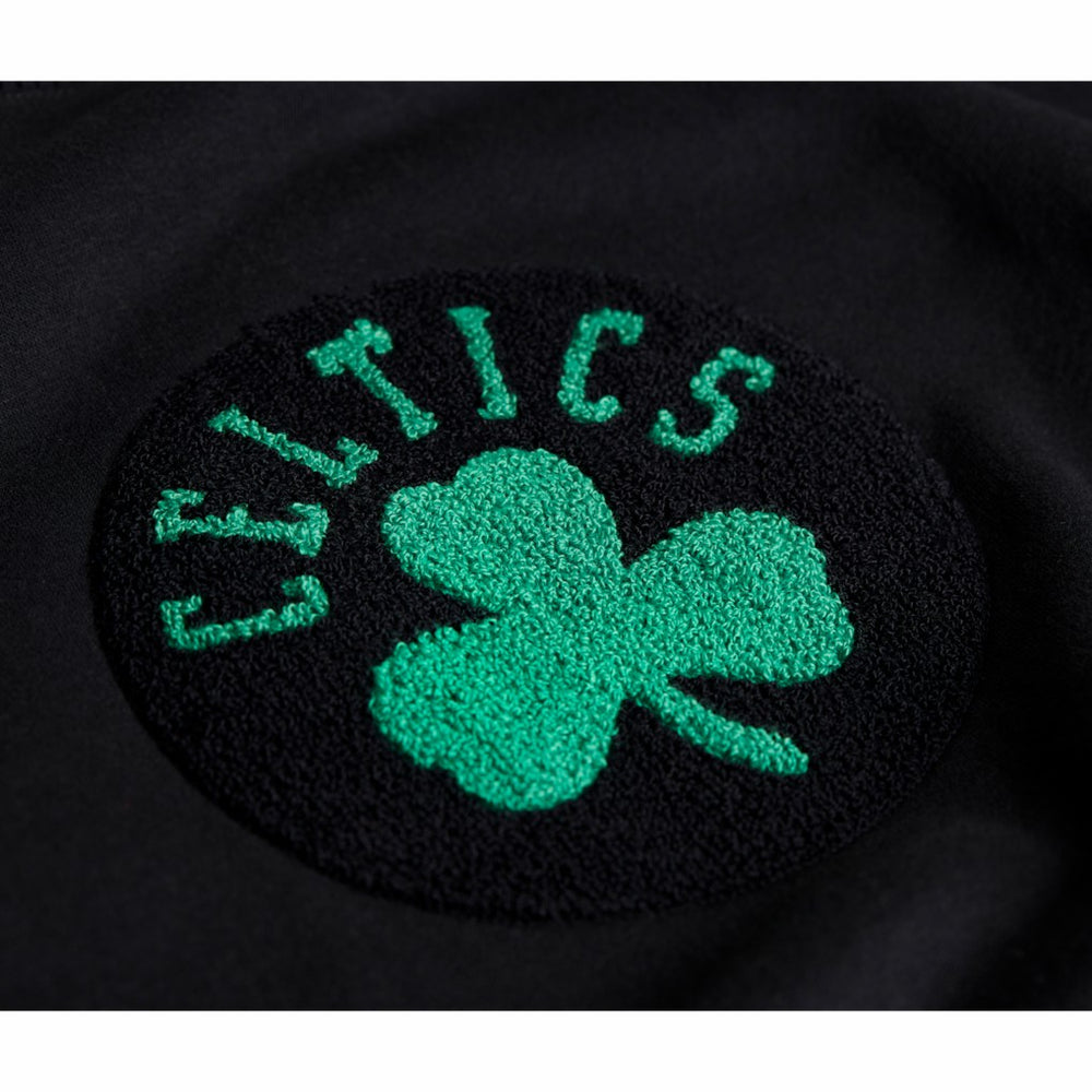 Boston Celtics Stadium Essentials Unisex Club Level Chenille Sweatshirt Black - NBA