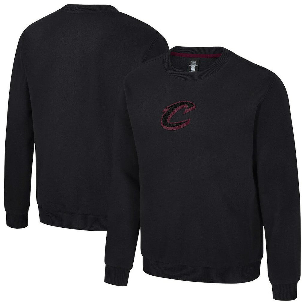Cleveland Cavaliers Stadium Essentials Unisex Club Level Chenille Sweatshirt Black - NBA