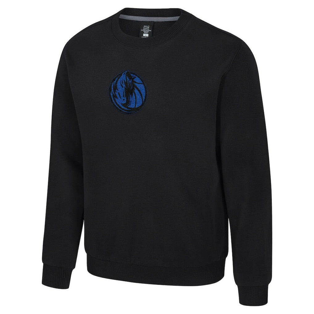 Dallas Mavericks Stadium Essentials Unisex Club Level Chenille Sweatshirt Black - NBA