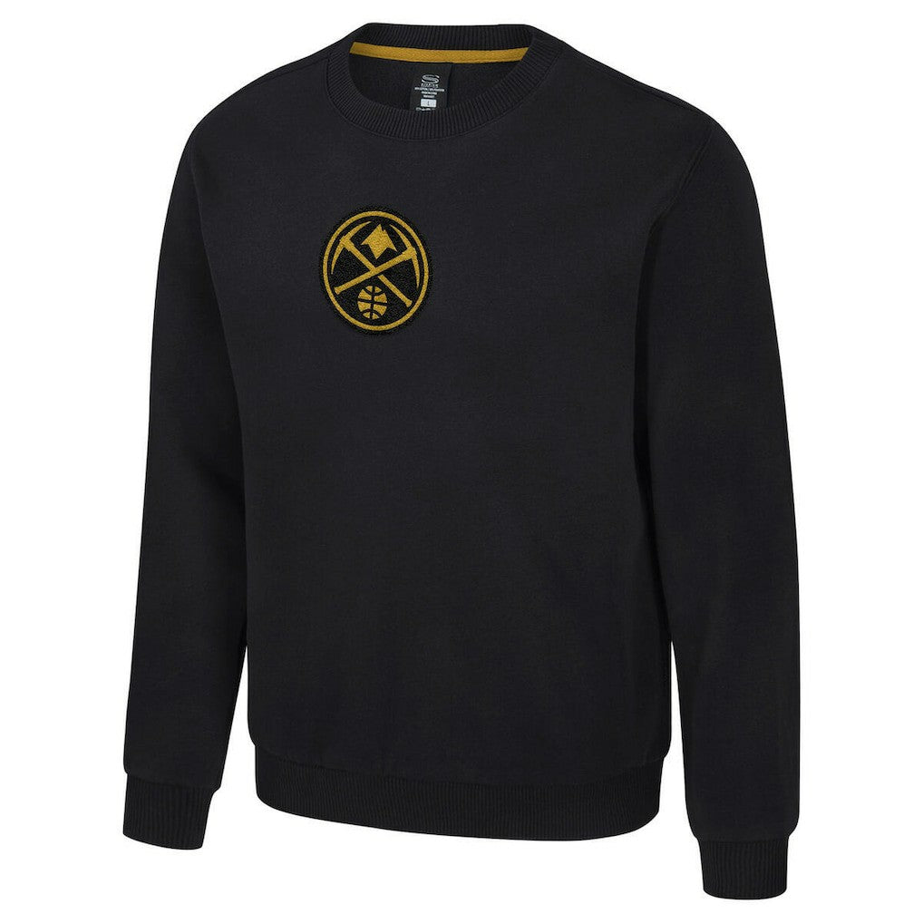 Denver Nuggets Stadium Essentials Unisex Club Level Chenille Sweatshirt Black - NBA