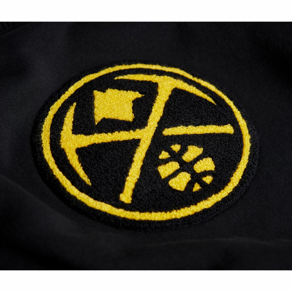 Denver Nuggets Stadium Essentials Unisex Club Level Chenille Sweatshirt Black - NBA