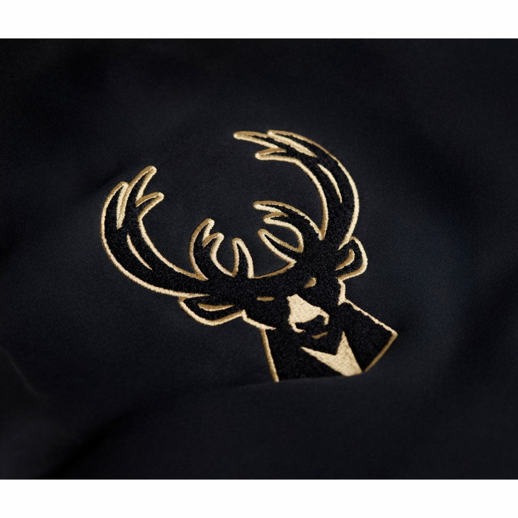 Milwaukee Bucks Stadium Essentials Unisex Club Level Chenille Sweatshirt Black - NBA