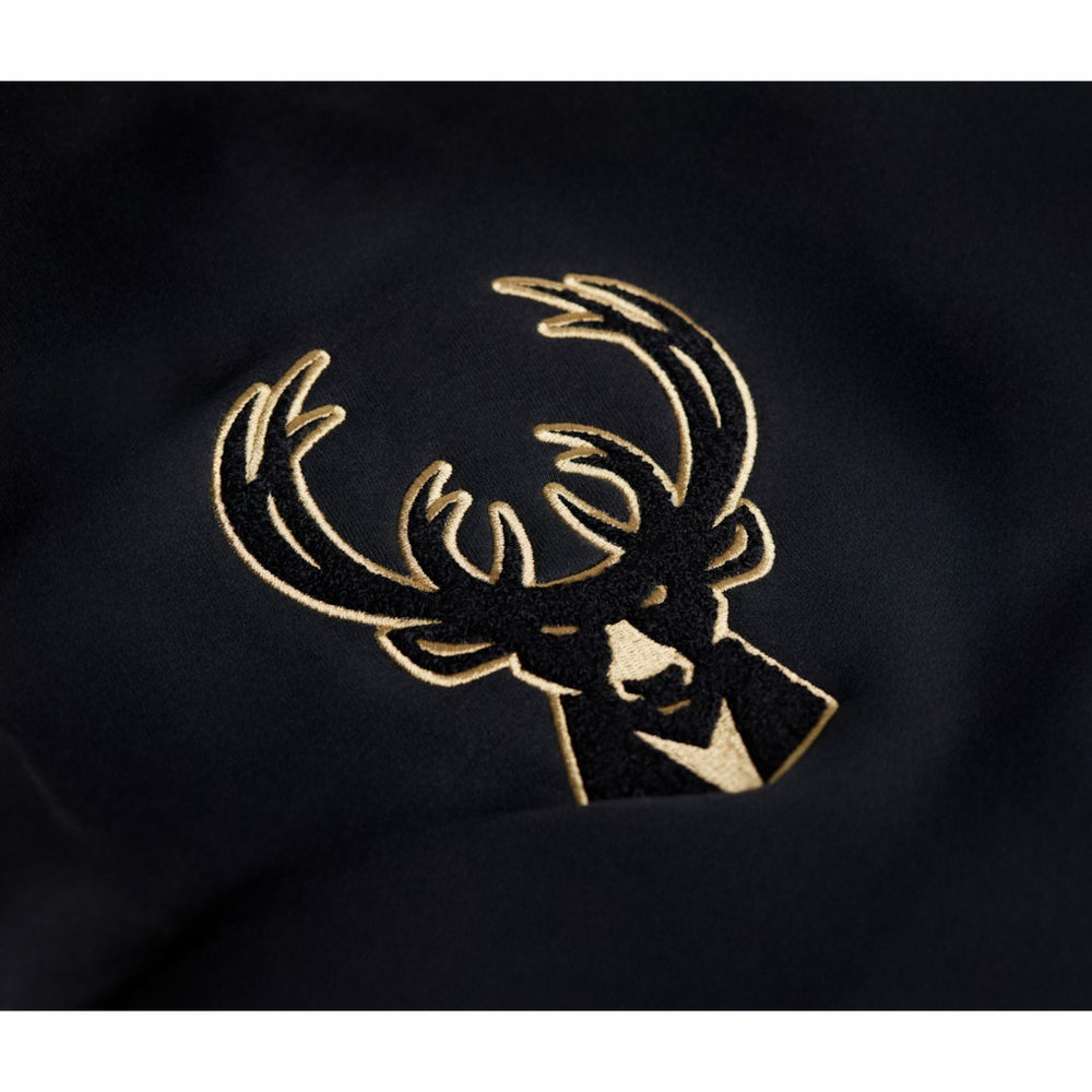 Milwaukee Bucks Stadium Essentials Unisex Club Level Chenille Sweatshirt Black - NBA