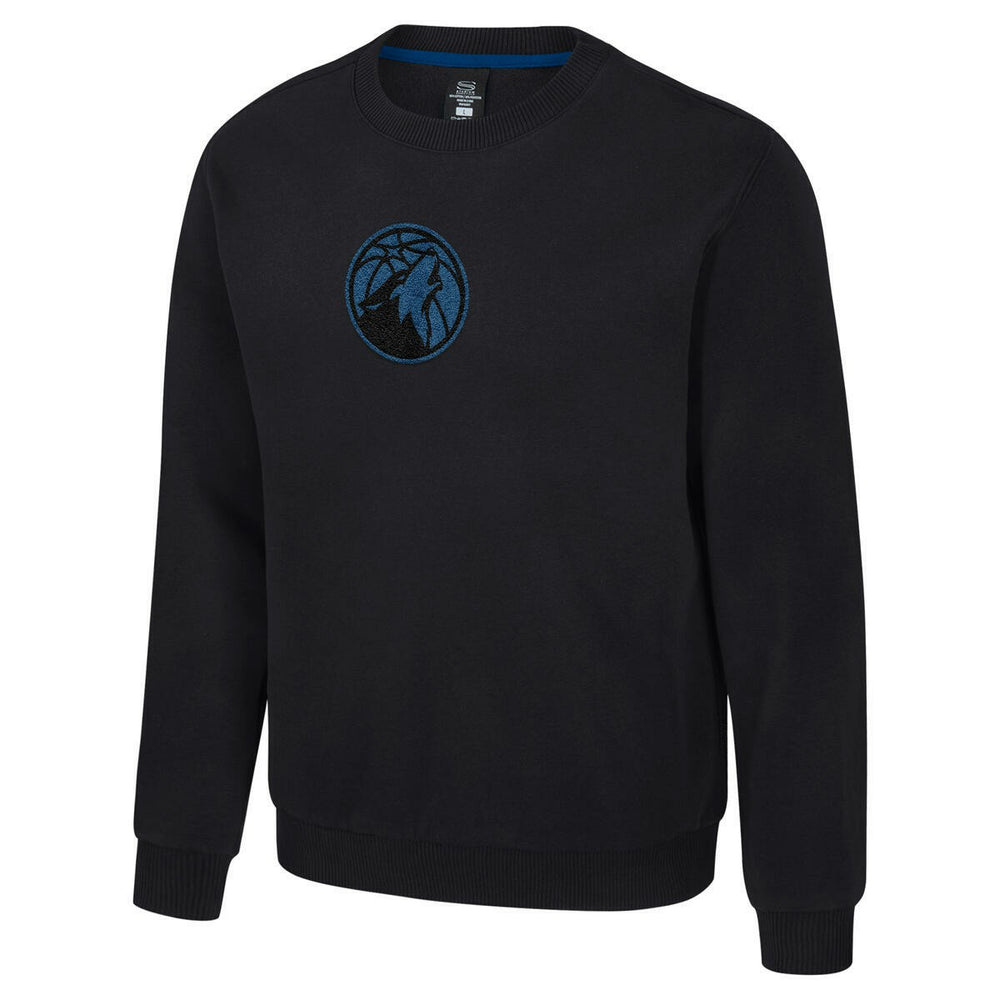 Minnesota Timberwolves Stadium Essentials Unisex Club Level Chenille Sweatshirt Black - NBA