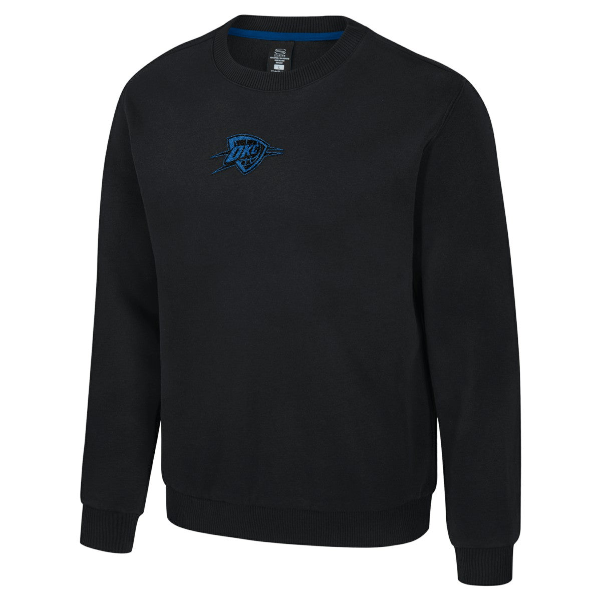 Oklahoma City Thunder Stadium Essentials Unisex Club Level Chenille Sweatshirt Black - NBA