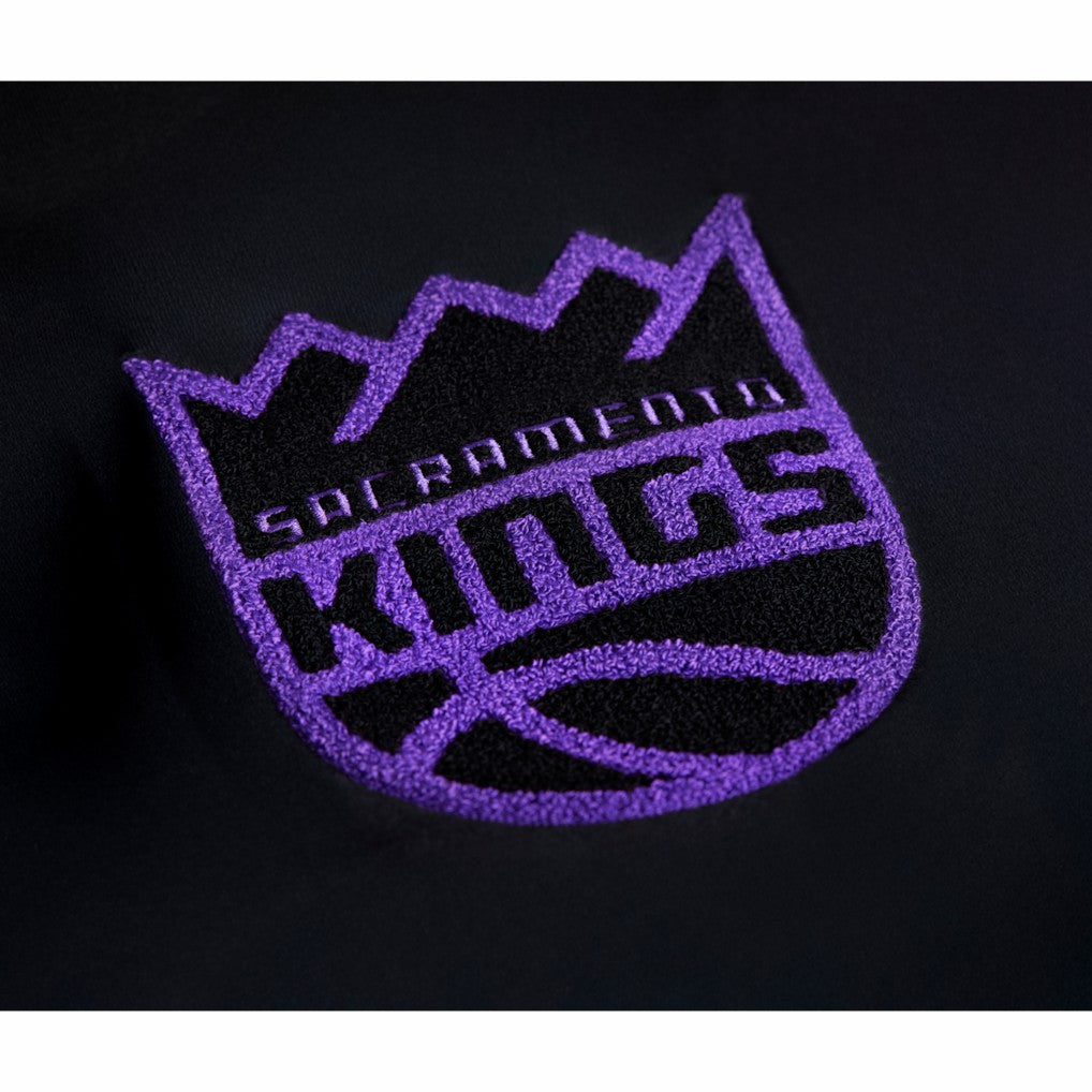 Sacramento Kings Stadium Essentials Unisex Club Level Chenille Sweatshirt Black - NBA