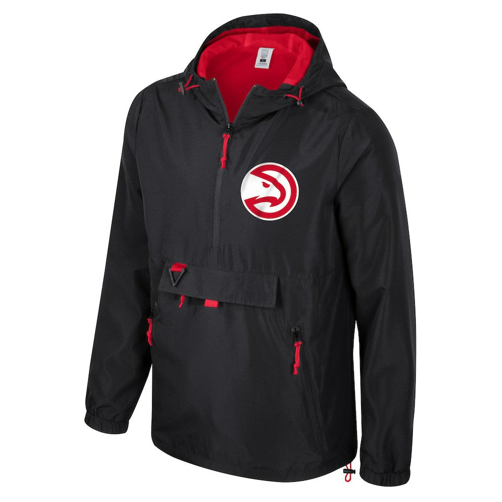 Atlanta Hawks Stadium Essentials Unisex Compete Quarter-Zip Hoodie Jacket Black - NBA