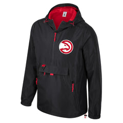 Atlanta Hawks Stadium Essentials Unisex Compete Quarter-Zip Hoodie Jacket Black - NBA