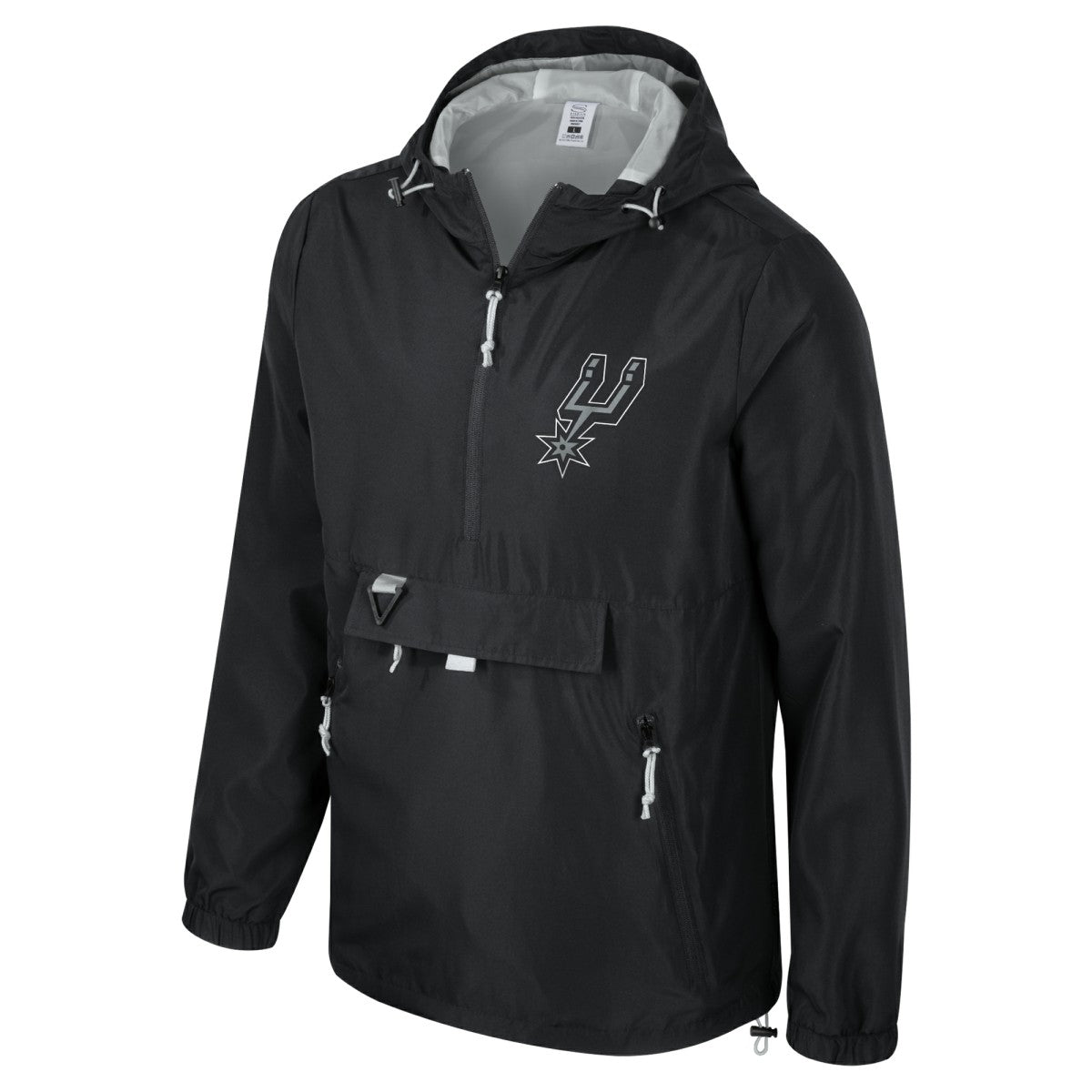 San Antonio Spurs Stadium Essentials Unisex Compete Quarter-Zip Hoodie Jacket Black - NBA