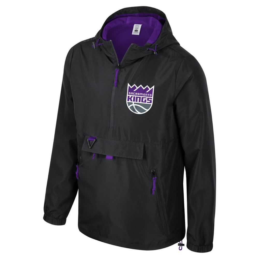 Sacramento Kings Stadium Essentials Unisex Compete Quarter-Zip Hoodie Jacket Black - NBA