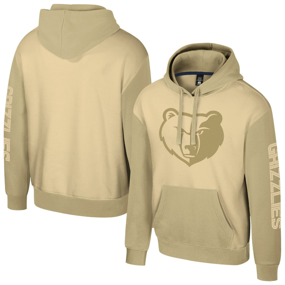Memphis Grizzlies Stadium Essentials Unisex Rafters Burst Hoodie Khaki - NBA