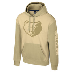 Memphis Grizzlies Stadium Essentials Unisex Rafters Burst Hoodie Khaki - NBA