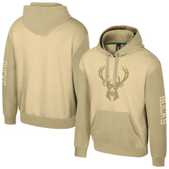 Milwaukee Bucks Stadium Essentials Unisex Rafters Burst Hoodie Khaki - NBA