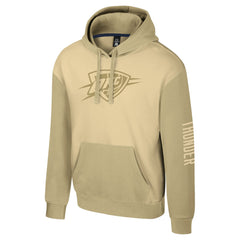 Oklahoma City Thunder Stadium Essentials Unisex Rafters Burst Hoodie Khaki - NBA