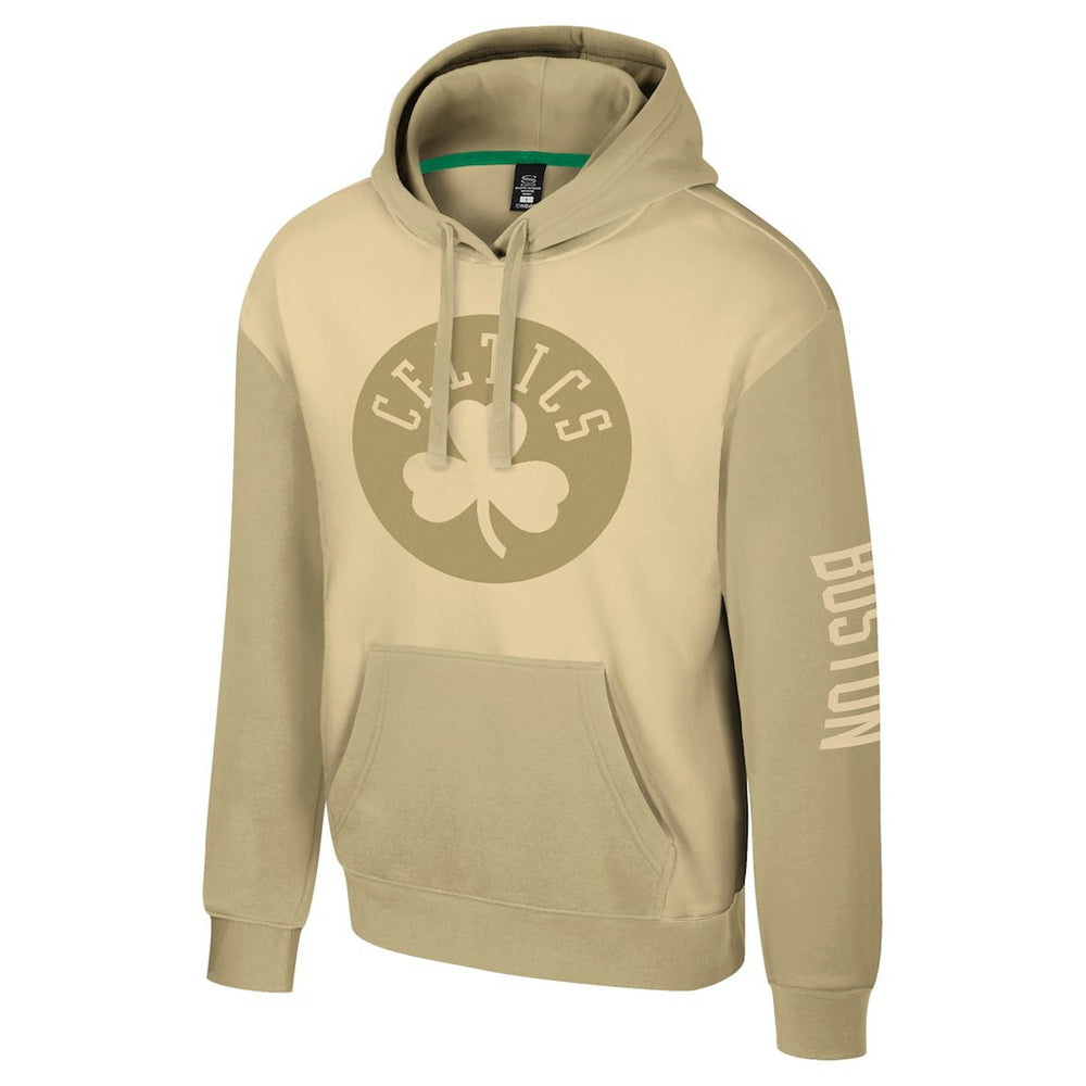 Boston Celtics Stadium Essentials Unisex Rafters Burst Hoodie Khaki - NBA
