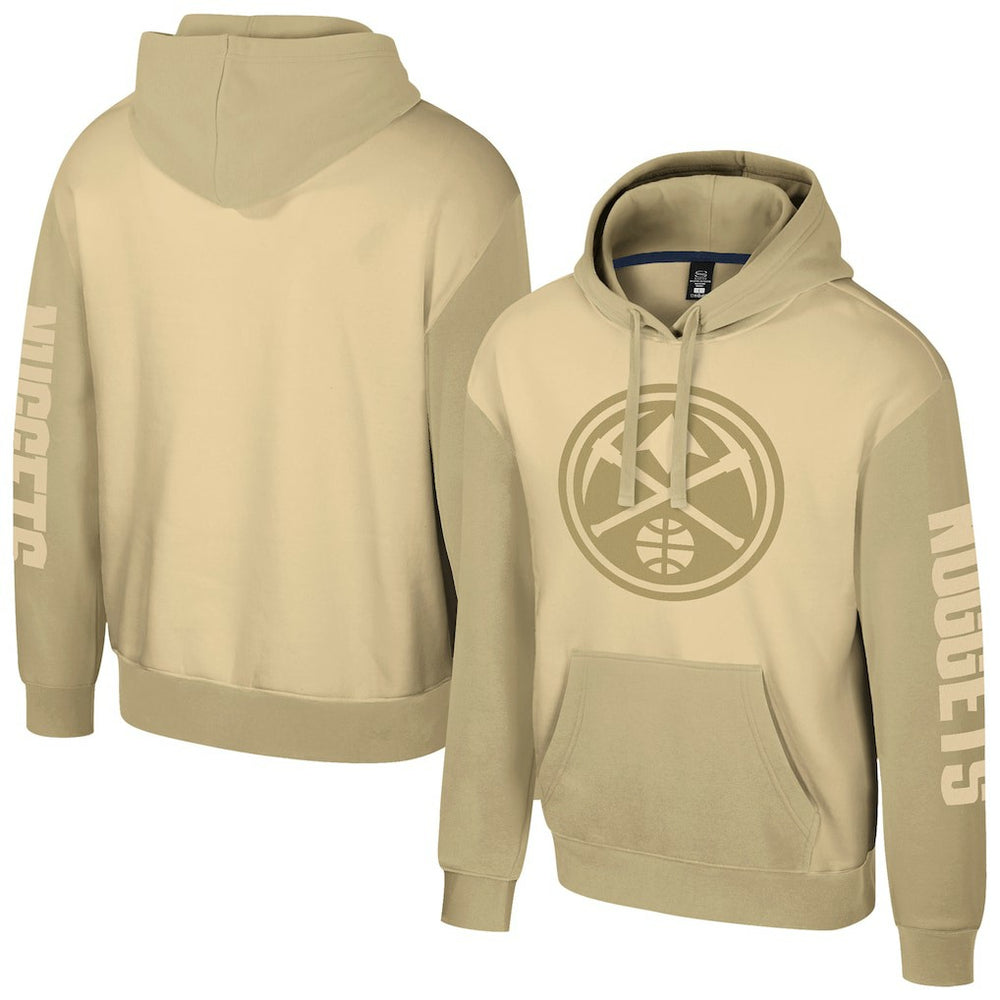 Denver Nuggets Stadium Essentials Unisex Rafters Burst Hoodie Khaki - NBA