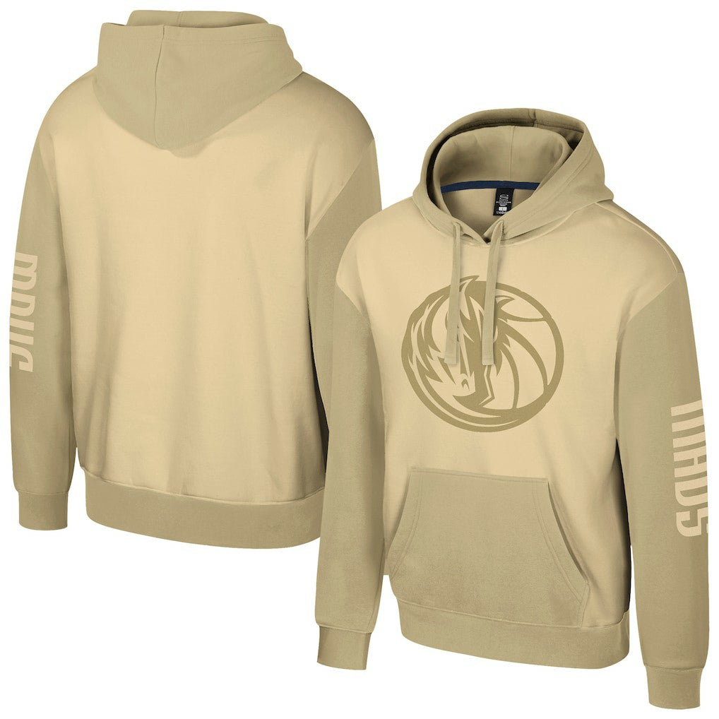 Dallas Mavericks Stadium Essentials Unisex Rafters Burst Hoodie Khaki - NBA