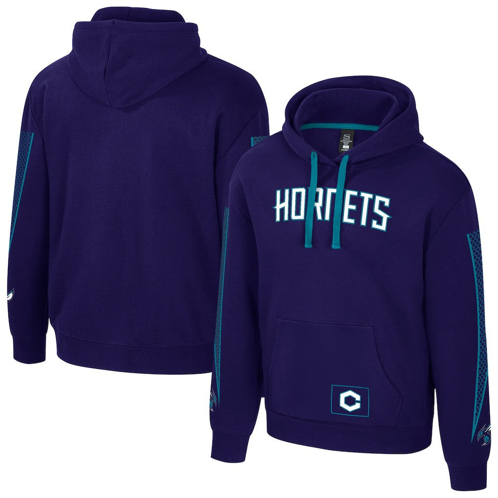 Charlotte Hornets Stadium Essentials Unisex City Star Hoodie Purple - NBA
