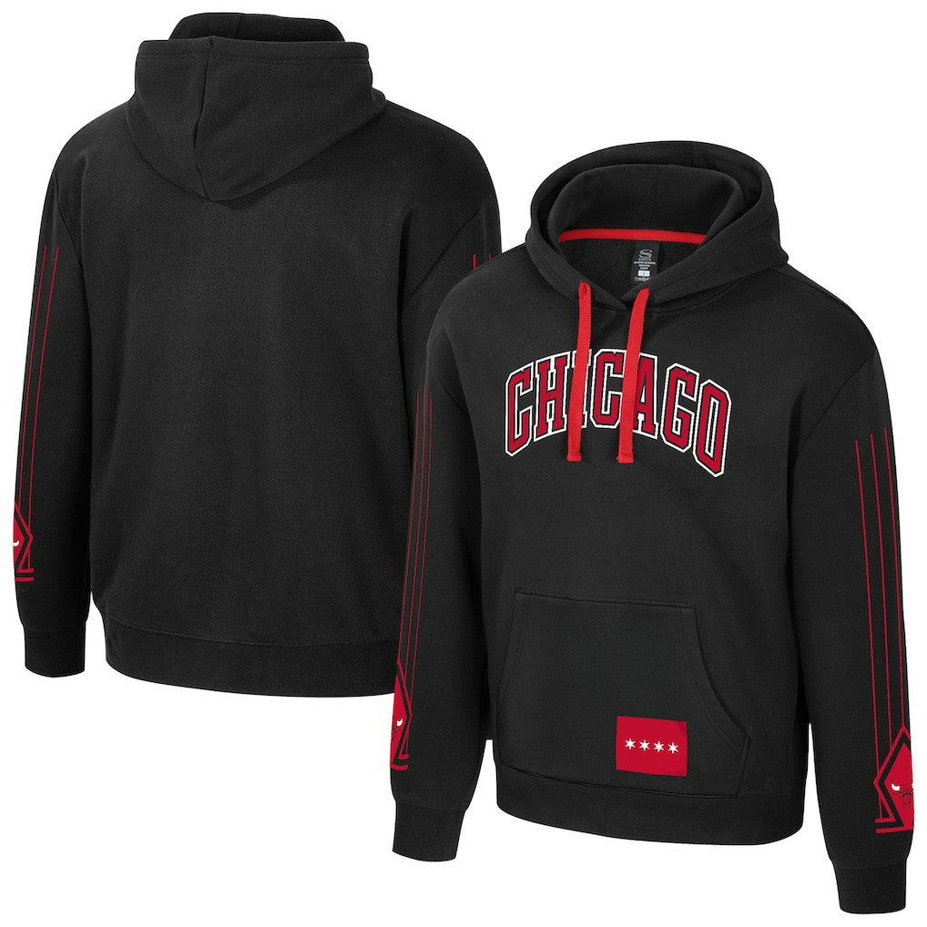 Chicago Bulls Stadium Essentials Unisex City Star Hoodie Black - NBA