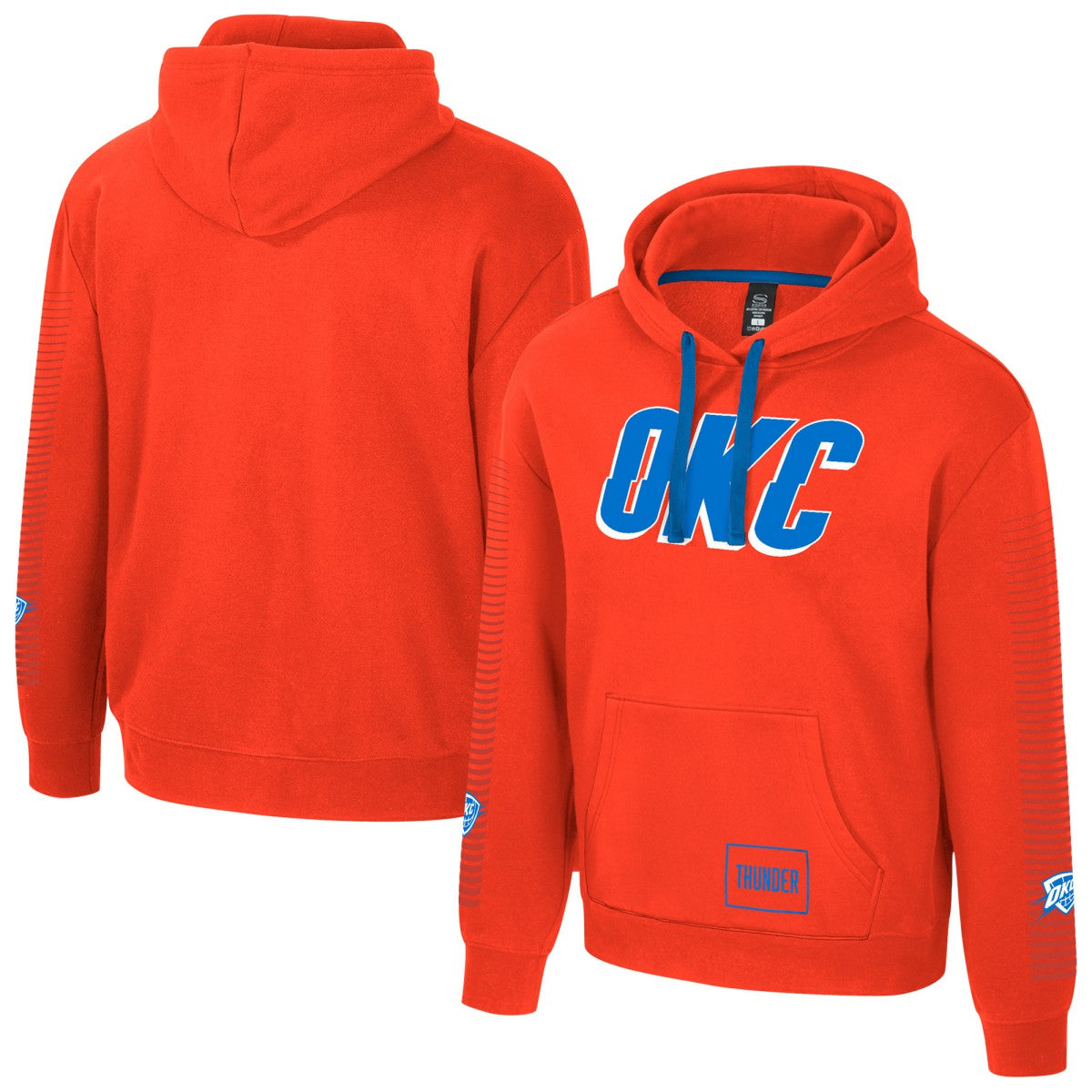 Oklahoma City Thunder Stadium Essentials Unisex City Star Hoodie Orange - NBA