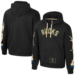 Milwaukee Bucks Stadium Essentials Unisex City Star Hoodie Black - NBA