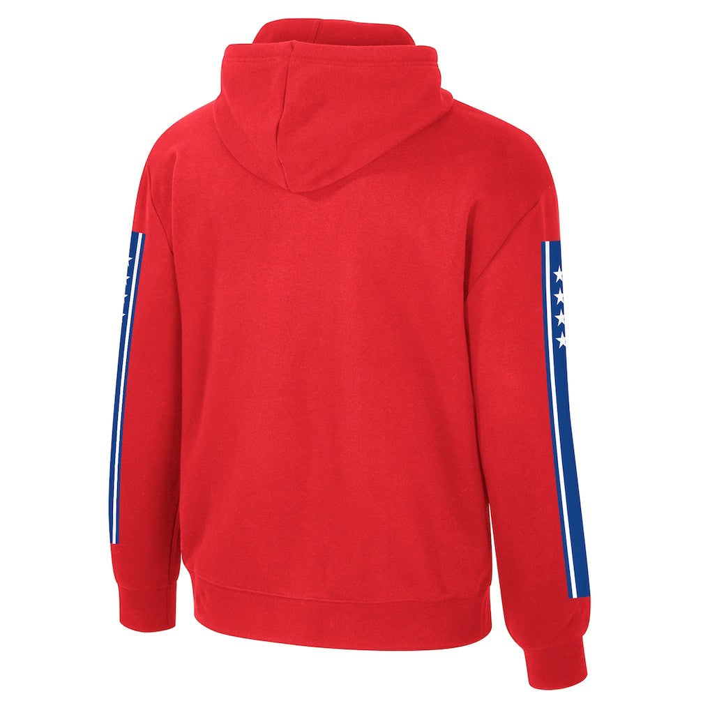 Philadelphia 76ers Stadium Essentials Unisex City Star Hoodie Red - NBA