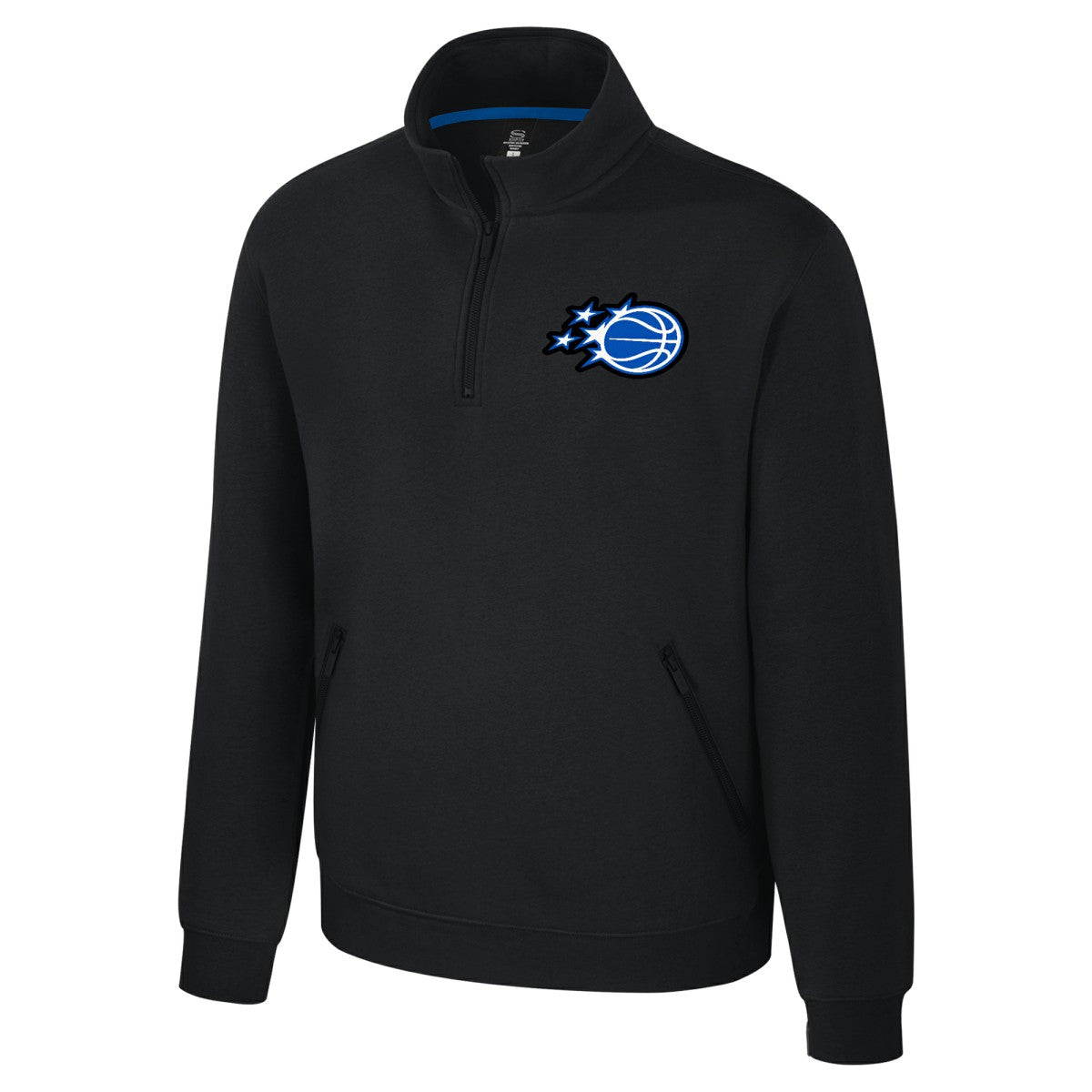 Orlando Magic Stadium Essentials Unisex Varsity Trainer Quarter-Zip Pullover Black - NBA