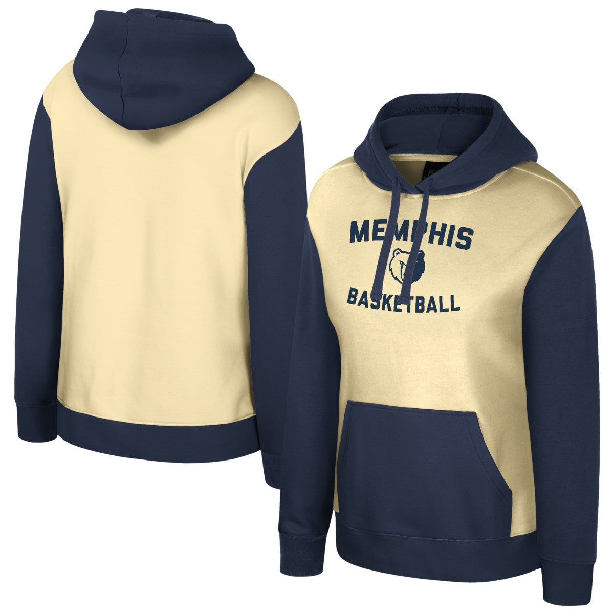 Memphis Grizzlies Stadium Essentials Women's Rafters Road Trip Hoodie Cream - NBA