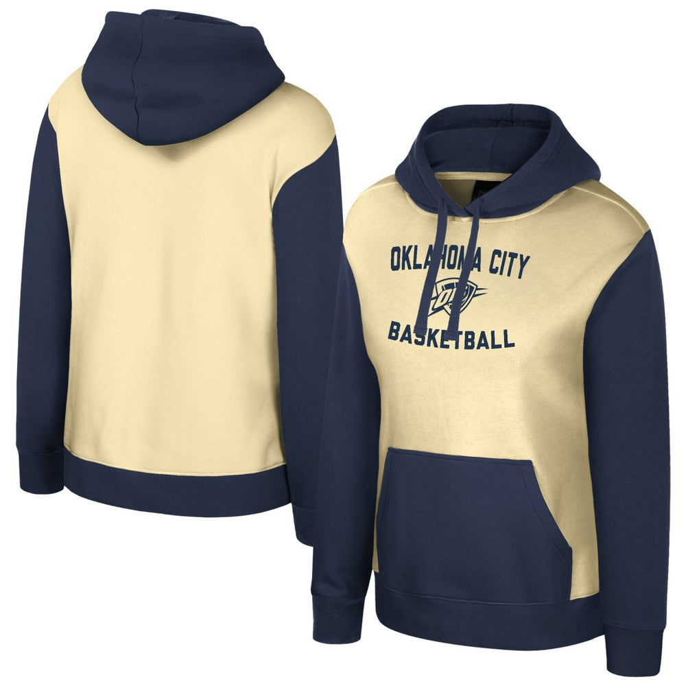 Oklahoma City Thunder Stadium Essentials Women's Rafters Road Trip Hoodie Cream - NBA