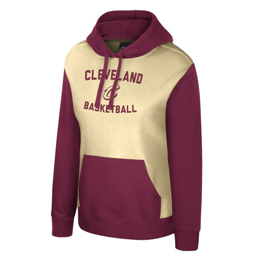 Cleveland Cavaliers Stadium Essentials Women's Rafters Road Trip Hoodie Cream - NBA