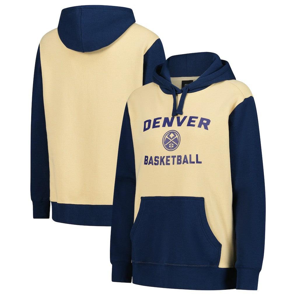 Denver Nuggets Stadium Essentials Women's Rafters Road Trip Hoodie Cream - NBA