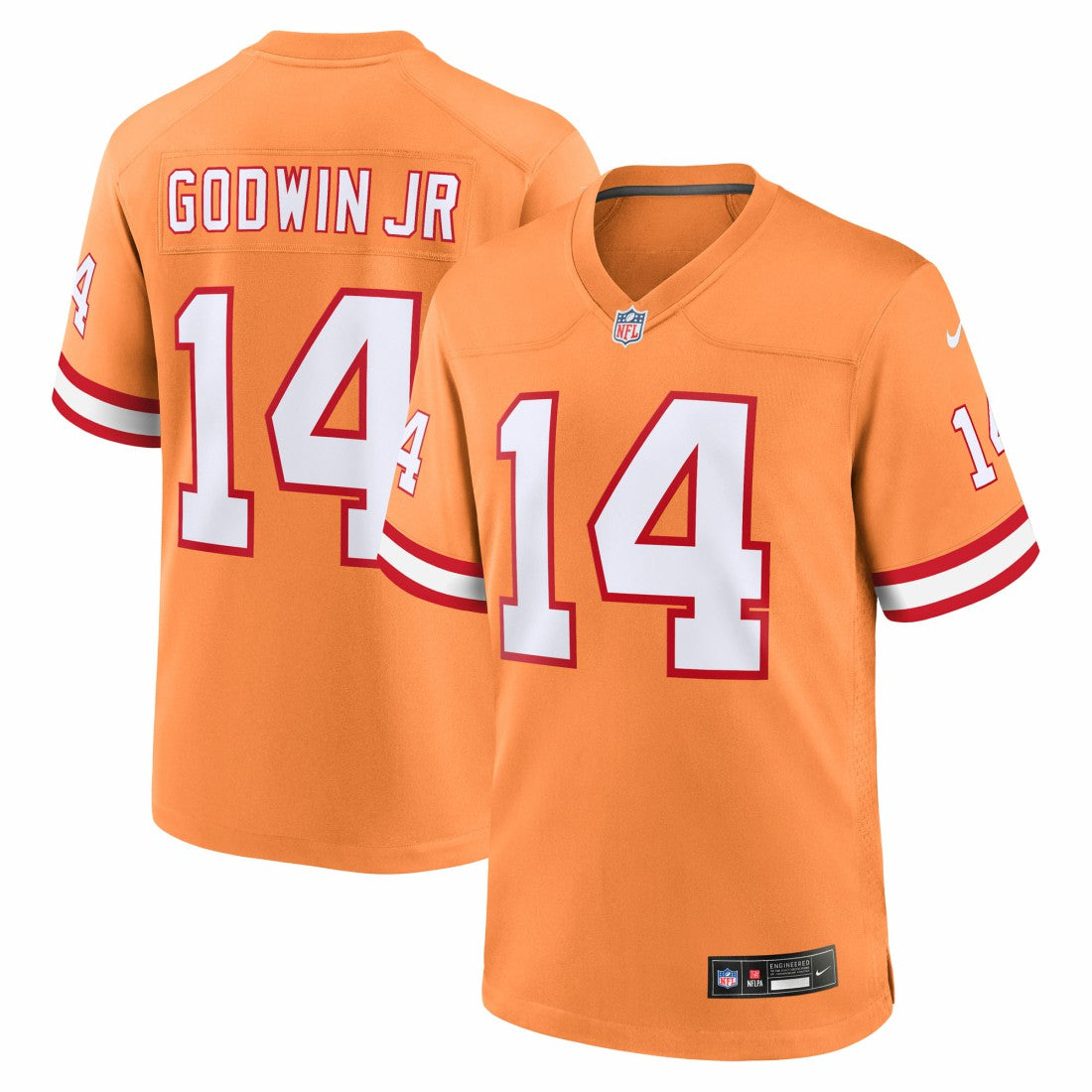 Chris Godwin Jr. Tampa Bay Buccaneers Alternate Game Player Jersey Orange | Nike for Sale