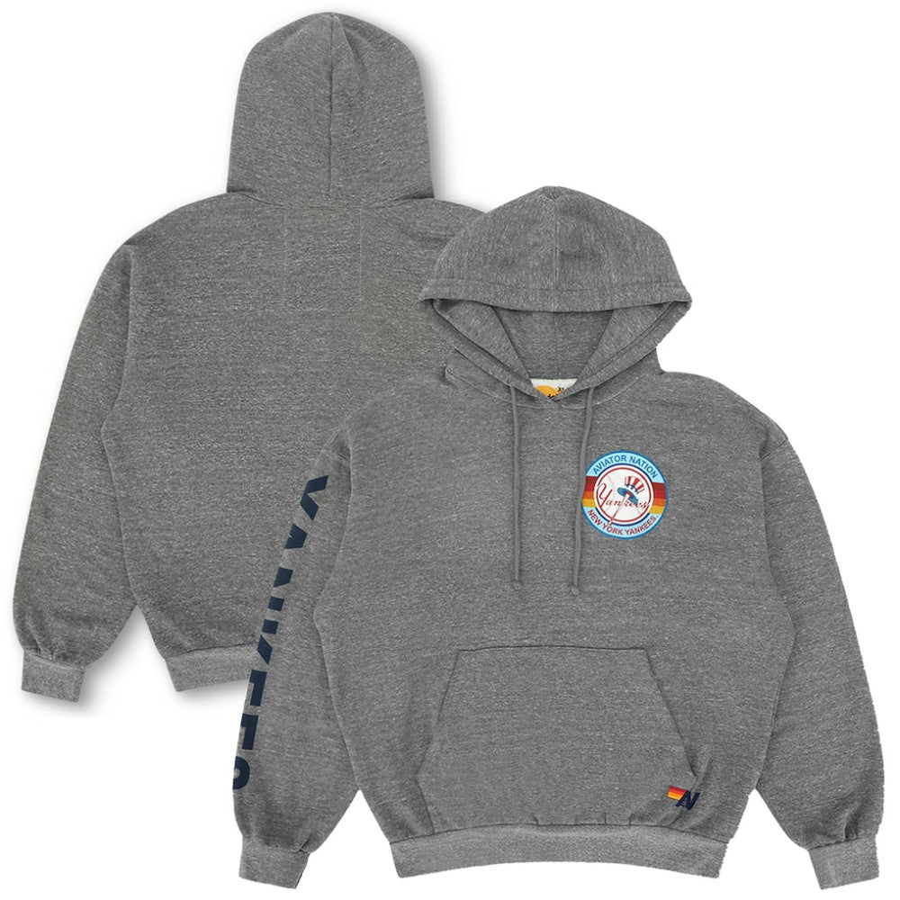 New York Yankees Aviator Nation x MLB Unisex Relaxed Tri-Blend Hoodie - MLB