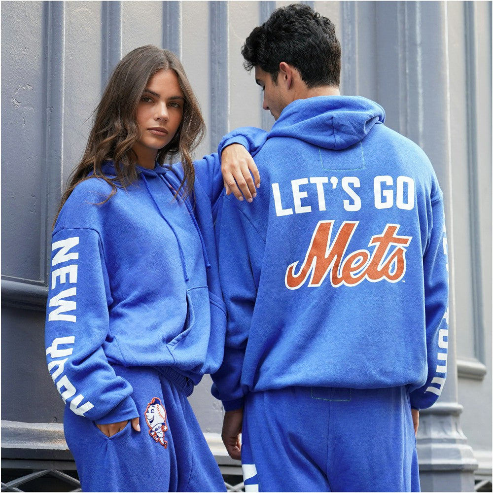 New York Mets Aviator Nation x MLB Unisex Relaxed Tri-Blend Hoodie - MLB