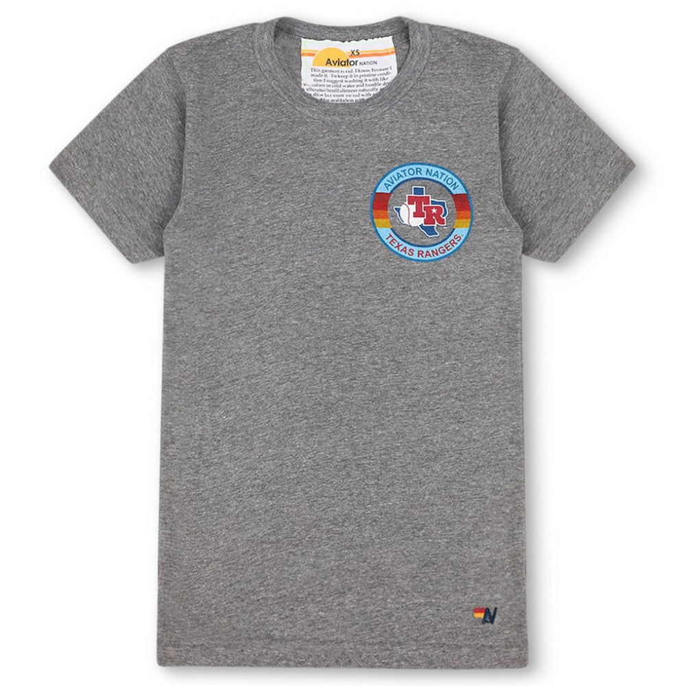 Texas Rangers Aviator Nation x MLB Unisex Tri-Blend T-Shirt - MLB