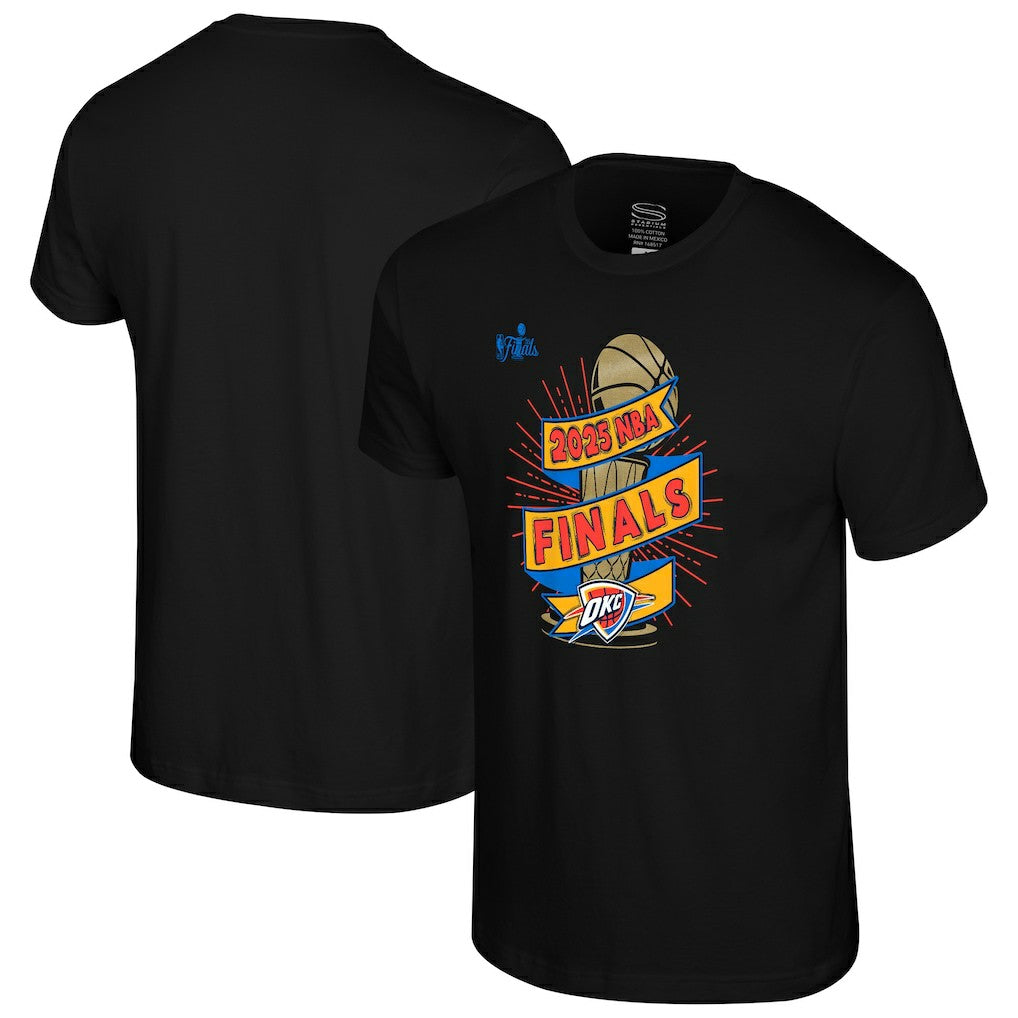 Oklahoma City Thunder Stadium Essentials Unisex 2025 NBA Finals Clutch T-Shirt Black - NBA
