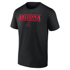 Arizona Diamondbacks Stranger Things Logo Lockup T-Shirt - MLB
