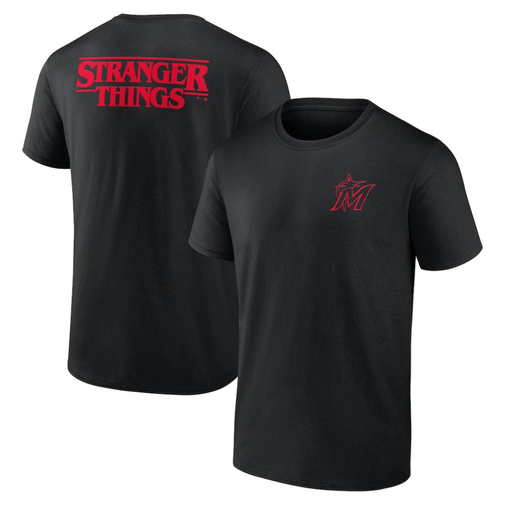 Miami Marlins Stranger Things Graphic T-Shirt - MLB