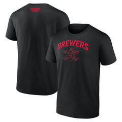Milwaukee Brewers Stranger Things Demogorgan T-Shirt - MLB