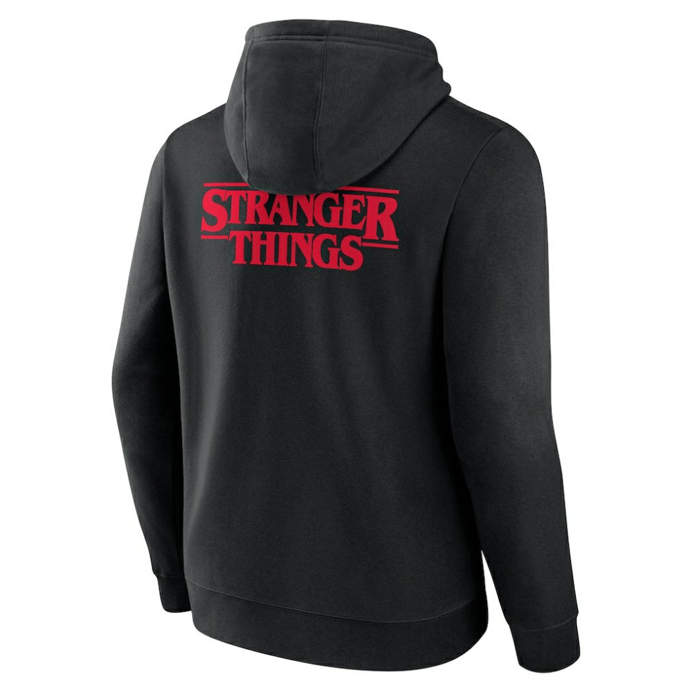 Texas Rangers Stranger Things Logo Lockup Pullover Hoodie - MLB