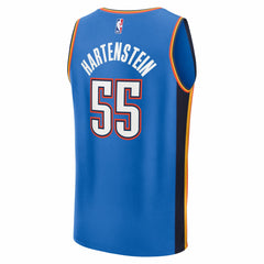 Isaiah Hartenstein Oklahoma City Thunder 2025 NBA Finals Champions Fast Break Replica Player Jersey Blue Icon Edition - NBA
