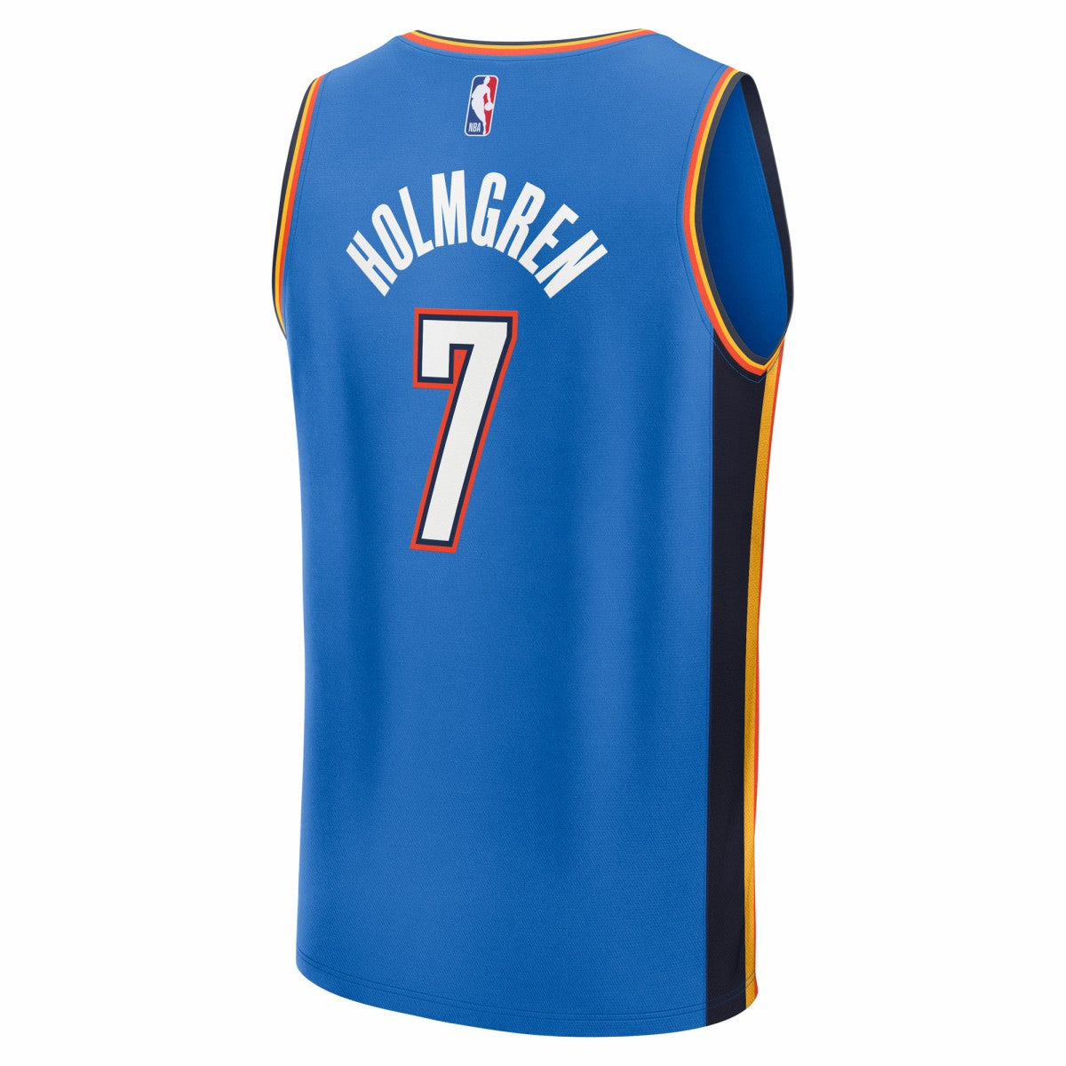 Chet Holmgren Oklahoma City Thunder 2025 NBA Finals Champions Fast Break Replica Player Jersey Blue Icon Edition - NBA