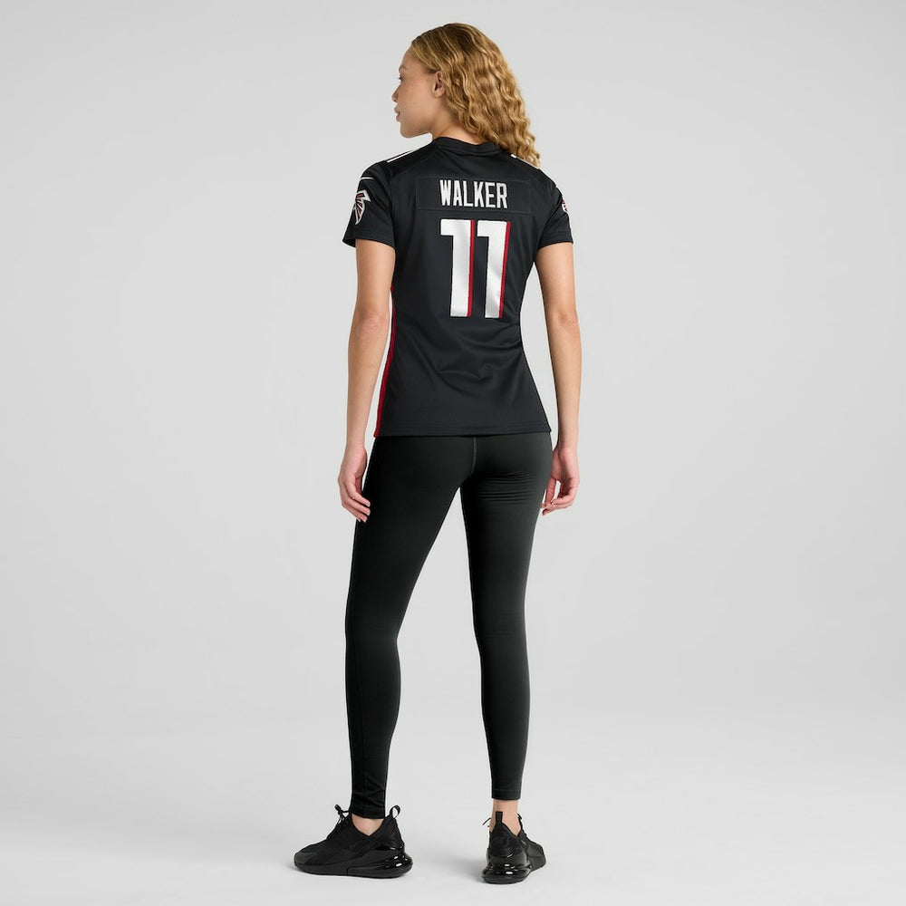 Jalon Walker Atlanta Falcons Women's Team Game Jersey Black | Nike for Sale