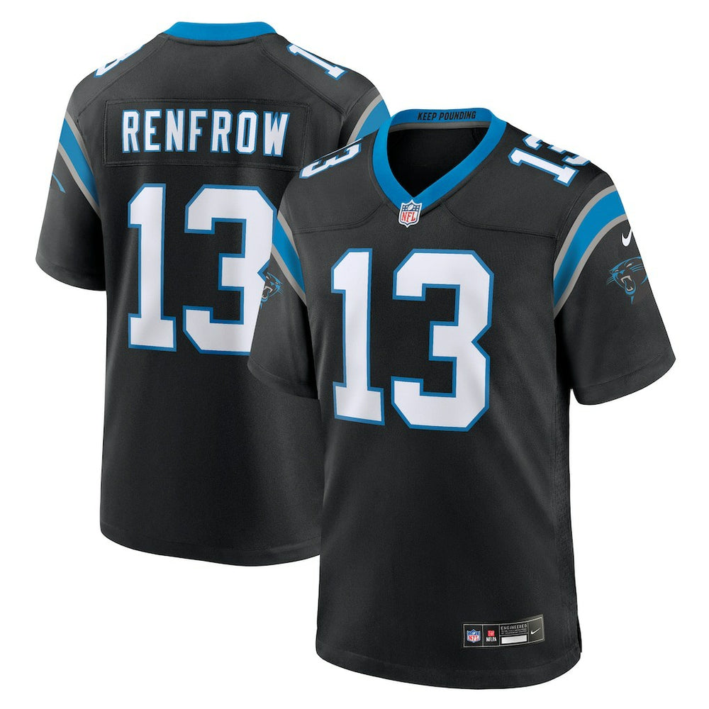 Hunter Renfrow Carolina Panthers Team Game Jersey Black | Nike for Sale