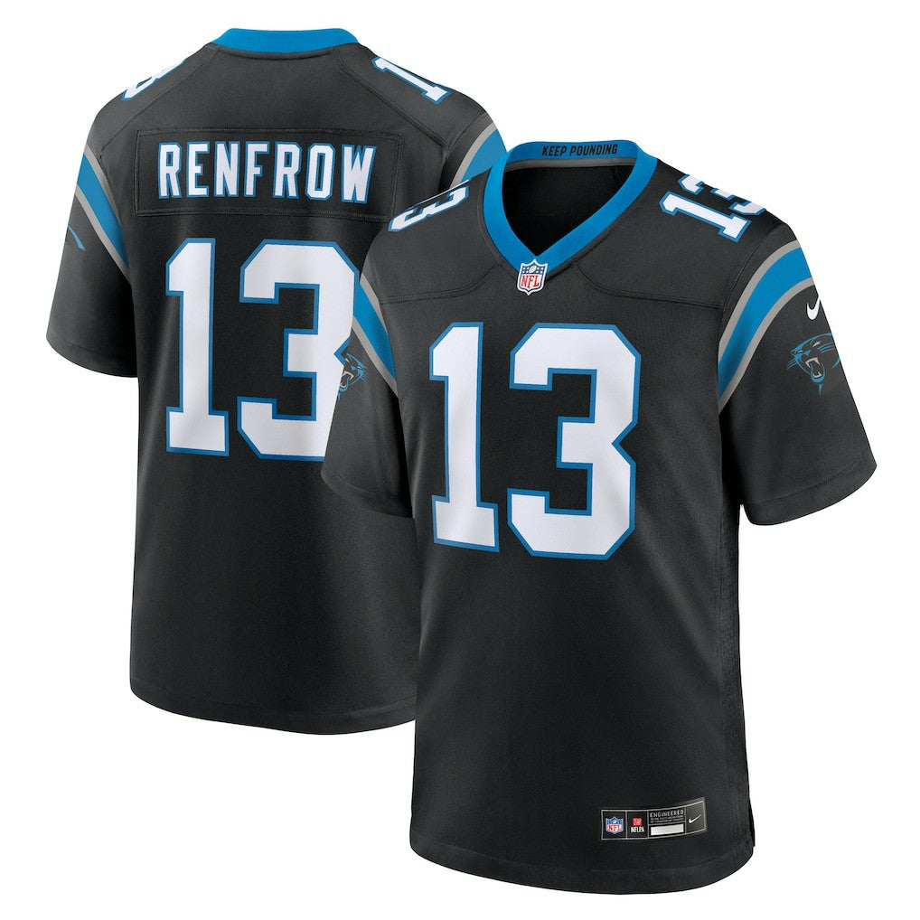 Hunter Renfrow Carolina Panthers Team Game Jersey Black | Nike for Sale