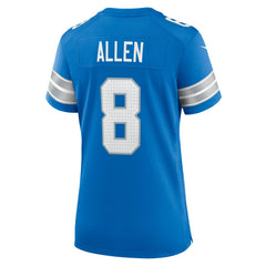 Kyle Allen Detroit Lions Women's Team Game Jersey Blue | Nike for Sale